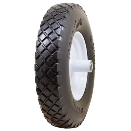 PIAZZA 16 in. Knobby Flat Free Wheelbarrow Tire PI770996